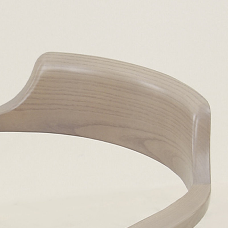 Chaise simple en bois massif Milk Gray