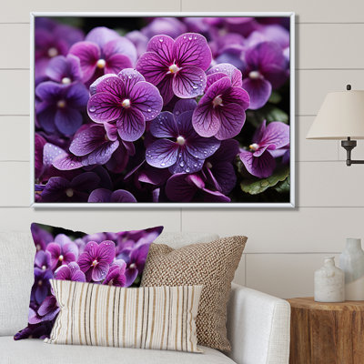 " Vibrant Violets Field Photo II "