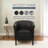 Malia Vegan Leather Barrel Club Chair with Wood Legs-835813413