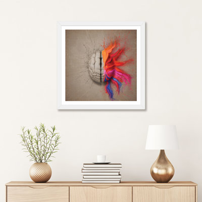 «The Creative Brain» par Johan Swanepoel - impression encadrée