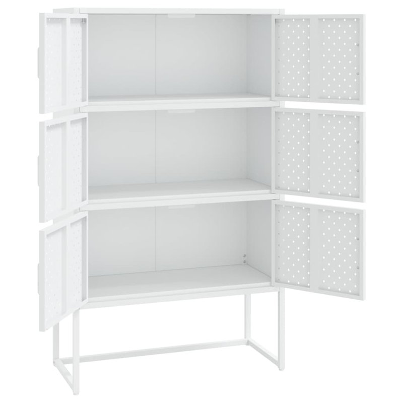 Armoire de rangement Darril, Blanc