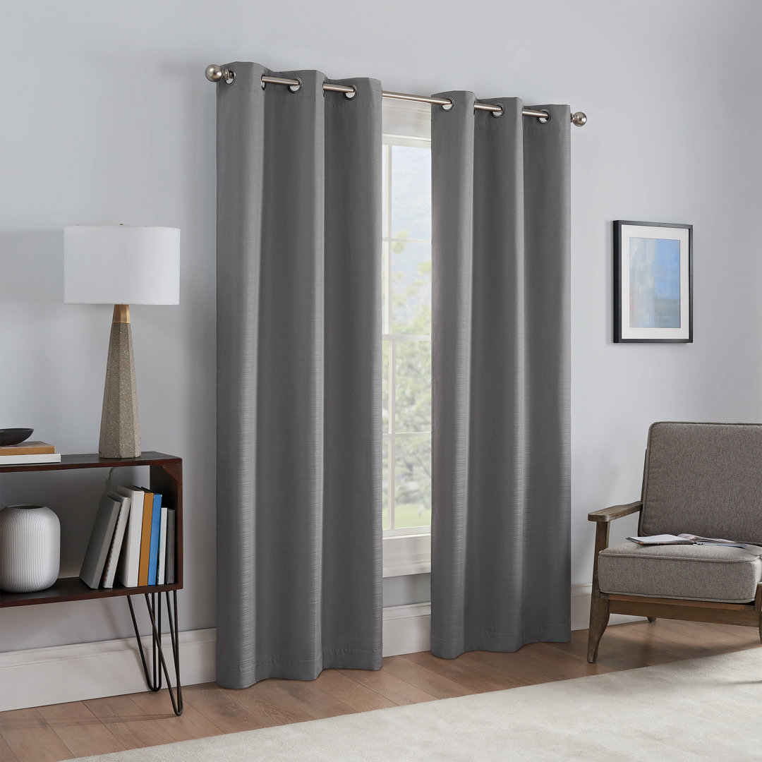 Talisa Polyester Curtain Pair (Set of 2) Eclipse Curtain 