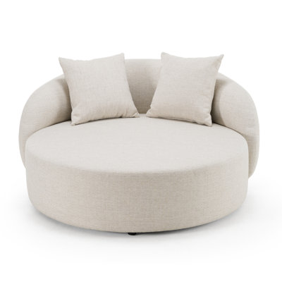 Jahmaya - Outdoor Beige Fabric Bed