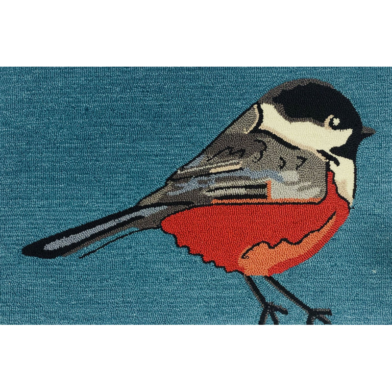 Mésange bleu sarcelle_25820, Rectangle 2 pi 6 po x 4 pi