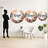 Chebanse Coral Petal Symphony I - Botanicals Wall Mirror, Modern Round Decorative Mirror, Printed Metal Art-247259450
