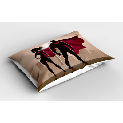 Superhero Polyester Sham Set