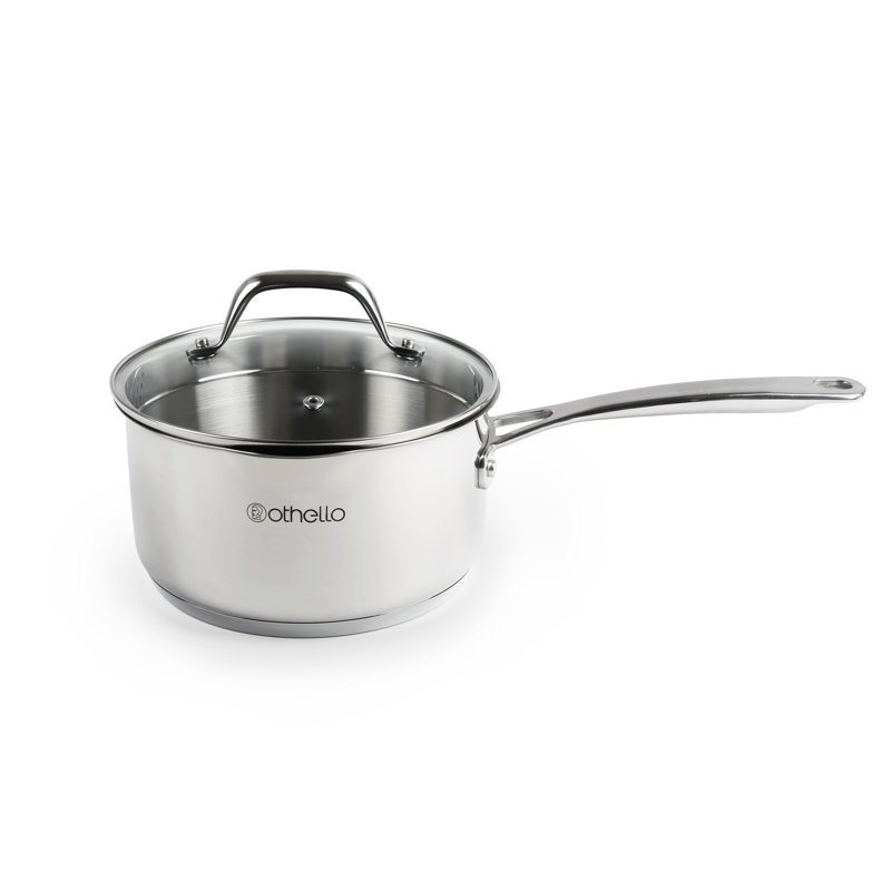 Othello CH-SSCO6 10-Piece Tri-ply Stainless Steel Pots and Pans Cookware Set, Silver