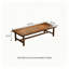 Table de conférence moderne en bois massif de couleur noyer-131494057