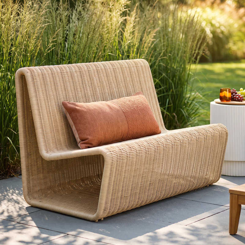 Jimmy Wicker Adirondack Chair, Natural