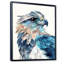 Portrait d'un aigle bleu - peinture sur toile-67325567-67325556