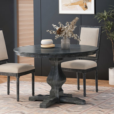 Table à manger ronde (2 boîtes)