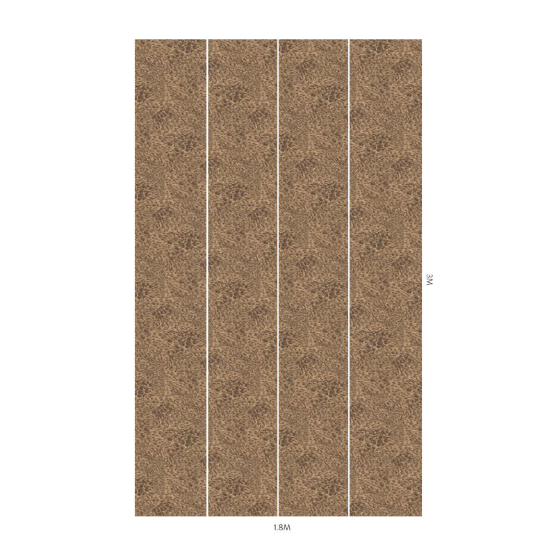 FERUS Wallpaper - Alabaster 9'10" - full height wallpaper