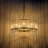 Eletto 5-Light Dimmable Glass Drum Chandelier-2031856678