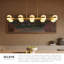 Selene 4-ft Gold dimmable LED Linear Pendant-1281036244
