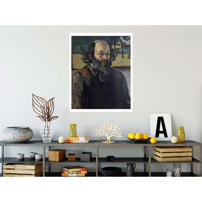 Autoportrait Paul Cézanne, estampe numérique