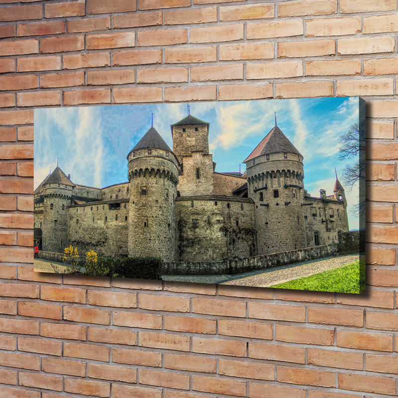 Castle In Switzerland - Wrapped Canvas Print