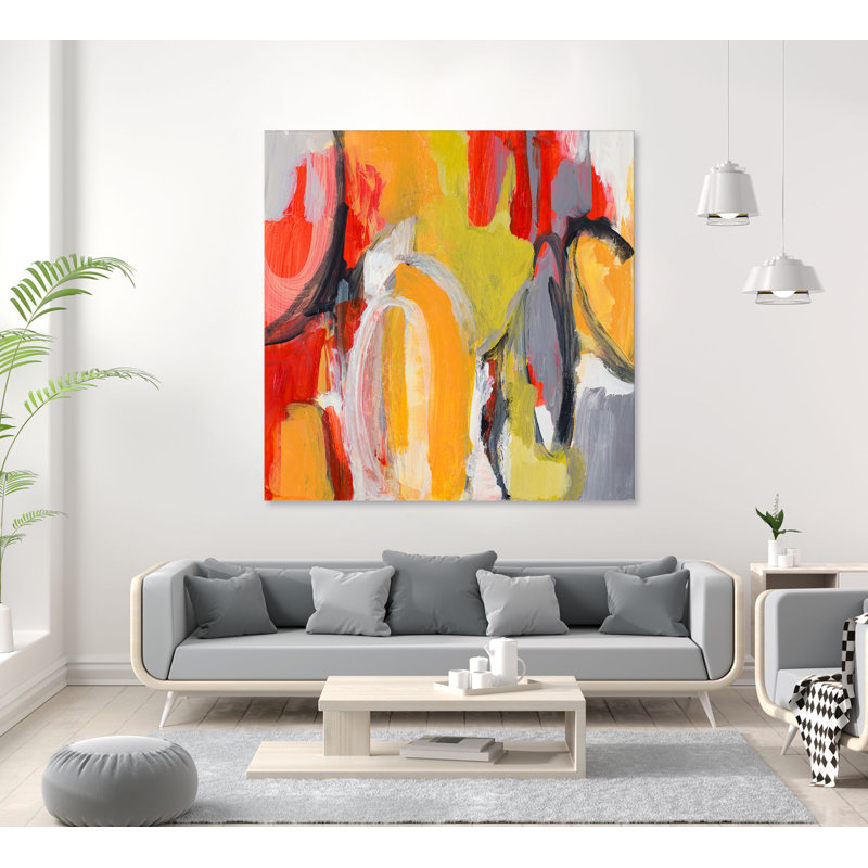 «City Symphony I» par Lanie Loreth, reproduction d'art sur toile tendue, H 84 po x l 84 po x P 1,5 po