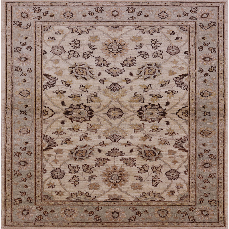 Tapis oriental ivoire / brun Picadilly, Tapis de couloir 2 pi x 5 pi