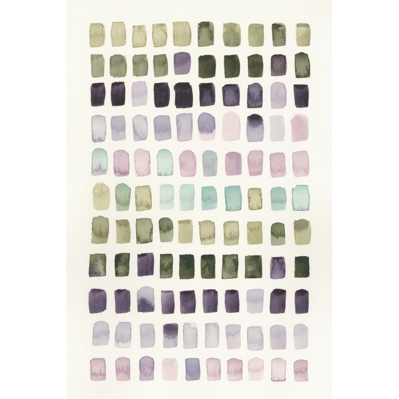 Serene Color Swatches I by Grace Popp - Wrapped Canvas Print, 46cm H x 30cm W