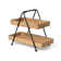 Park Hill 2-Tiered Water Hyacinth Server | Rustic Charm