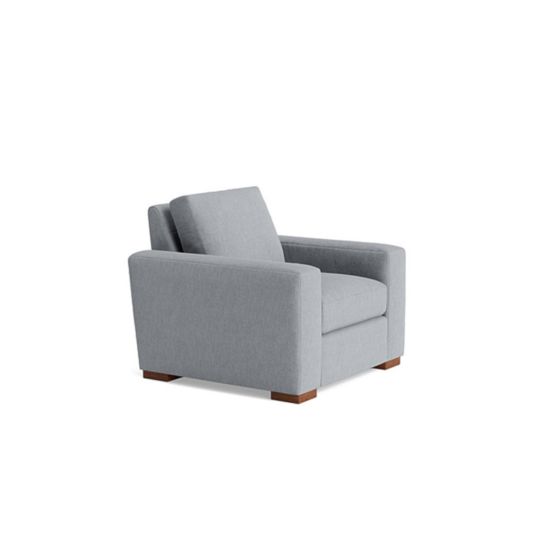 Couch Potato Chair, Performance Weave - Zinc