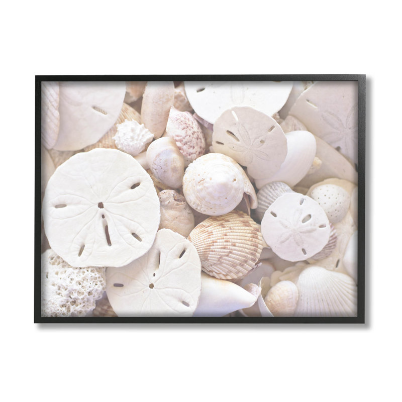 Œuvre d'art blanche giclée par Lil 'Rue, Giclée encadrée noir minuit, H 11 po x l 14 po x P 1,5 po