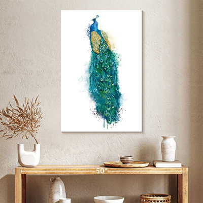 Éclaboussure de paon bleu Brampt