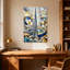 «Scenic & Cityscapes Geometric Skyline Tower», reproduction d'art sur toile-1424743584