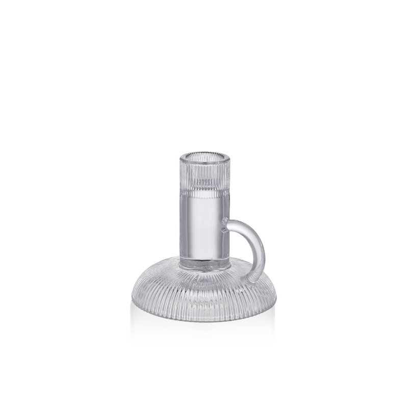 Glass Tabletop Candlestick