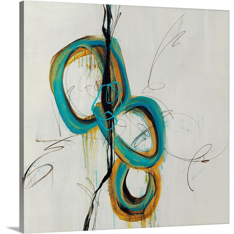 «Hyperbole IV» par Farrell Douglass, reproduction d'art graphique sur toile, Toile tendue, H 20 po x l 20 po x P 1,25 po