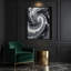 Abstrait art fluide sur toile grise 82-818321751