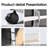 Charrisse Sturdy Rolling TV Stand, Mobile TV Mount With Storage Drawer-1160531279