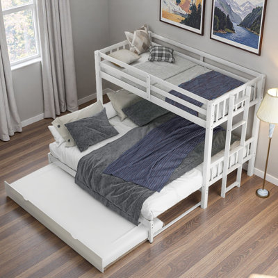 Pull-out Bunk Bed With Trundle