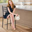 Counter Stool with Metal Frame