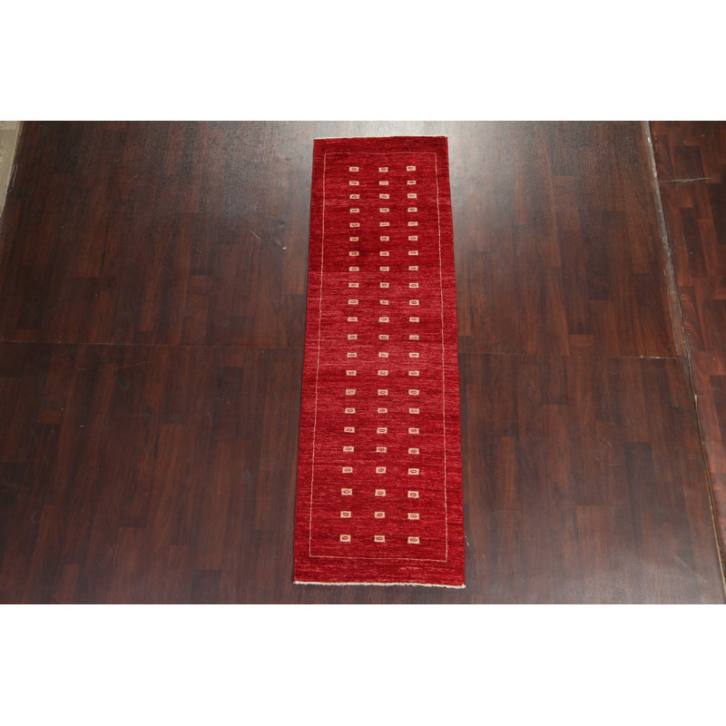 Tapis rouge rouge Gabbeh Kashkoli