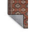 Tapis brun lavable à la machine
