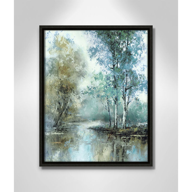«Stone I Spring» par T.C. Chiu, Espresso, H 15,5 po x l 12,5 po