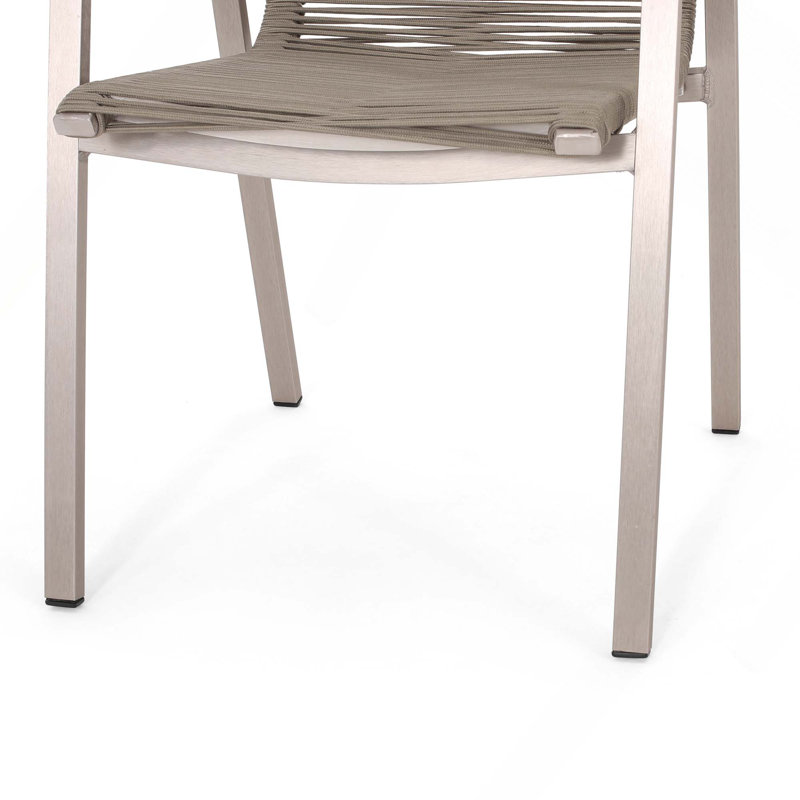Chaises de table à manger pour patio, Beige