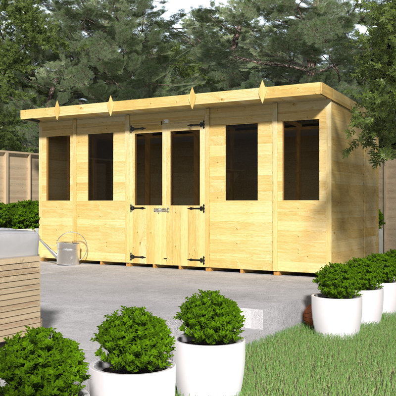 16ft x 8ft Pent Summer House
