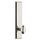 Grandeur Fifth Avenue Tall Plate Double Dummy with Eden Prairie Door Knob