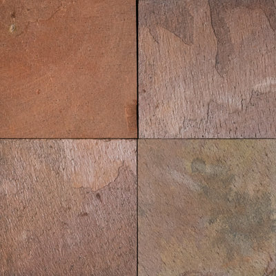 Carreau de mur et de plancher en pierre ardoise 24 po x 24 po