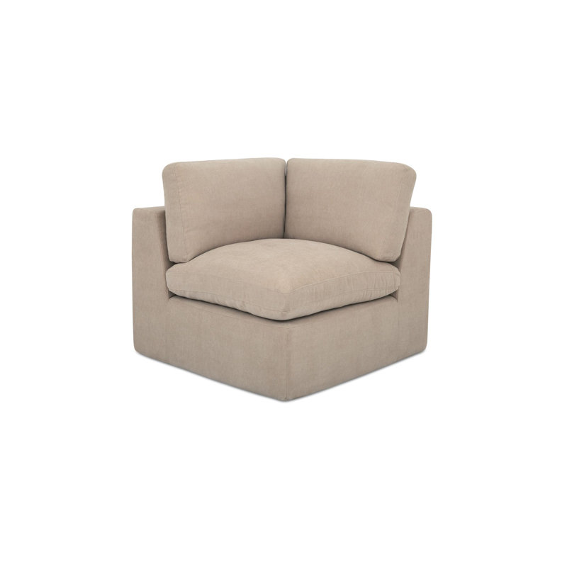 Cates Corner Chair Dark Green, Beige