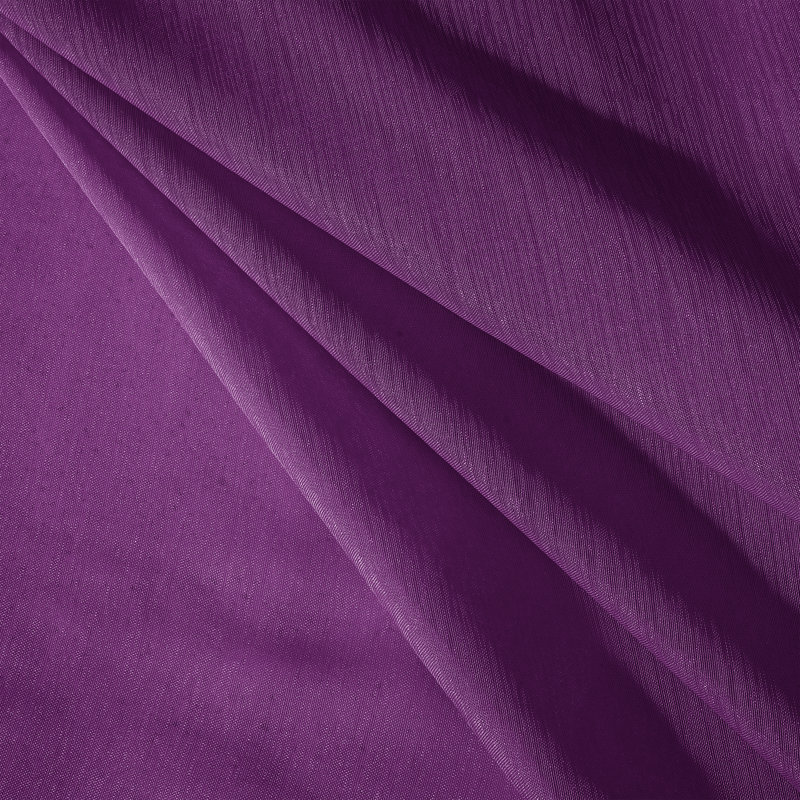 Paire de rideaux semi-transparents en polyester Makeira, Mauve, 2 panneaux