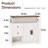 Farmhouse Storage Cabinet With Drawers And Open Storage-1724135680