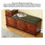 Solid Rubberwood Shoe Cabinet with Seating-1981580635-1981580636