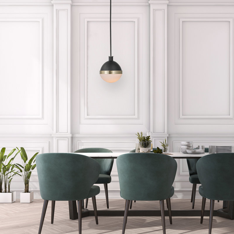 Elberton 1 - Light Matte Black Single Pendant