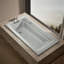Archer® 72" x 36" Drop-in Soaking Acrylic Bathtub with Heated-870803198