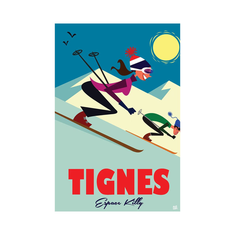 Tignes Espace Killy by Gary Godel - Gallery-Wrapped Canvas Giclée on Canvas, 66.04 cm H x 45.72 cm W x 1.91 cm D, Canvas