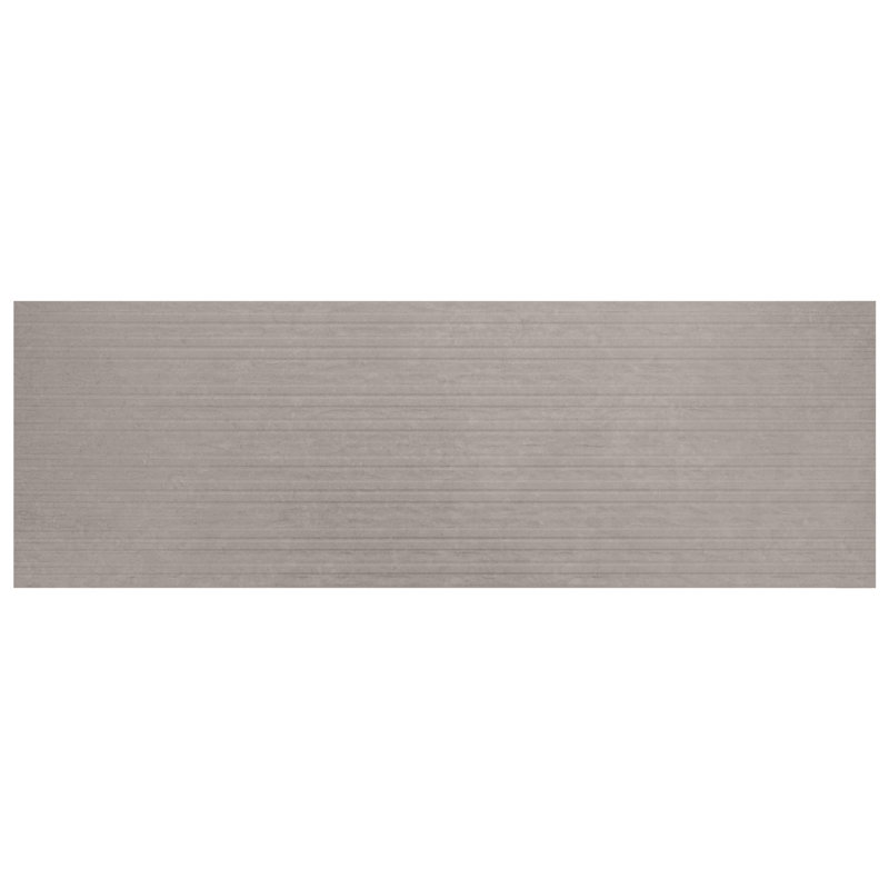 Terrace Deco 11.81 In. X 35.43 In. Matte Ceramic Wall Tile (14.52 Sq. Ft. / Case), Linen Warm Gray