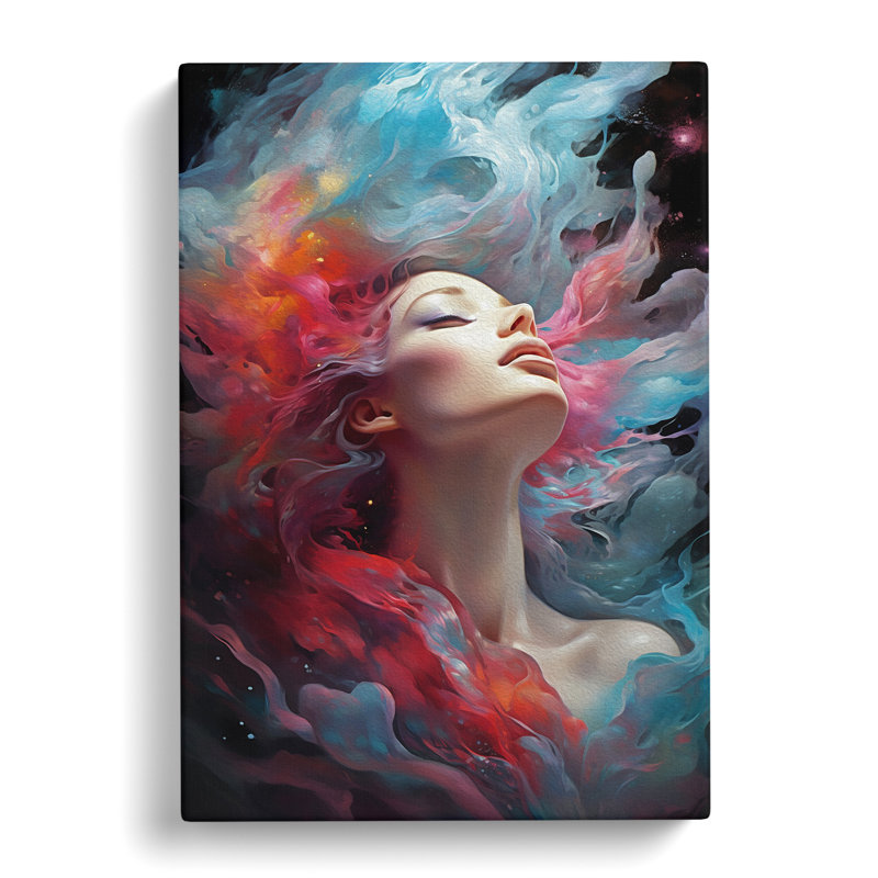 Galaxy Modern Art - Wrapped Canvas, 60cm H x 40cm W x 3cm D